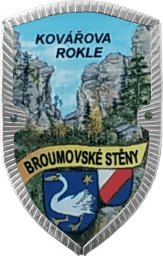 Broumovské stěny - Kovářova rokle Broumovské stěny - Kovářova rokle
